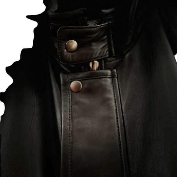 Vintage Saxony Collection 1980’s Two tone Leather Jacket - Picture 9 of 10